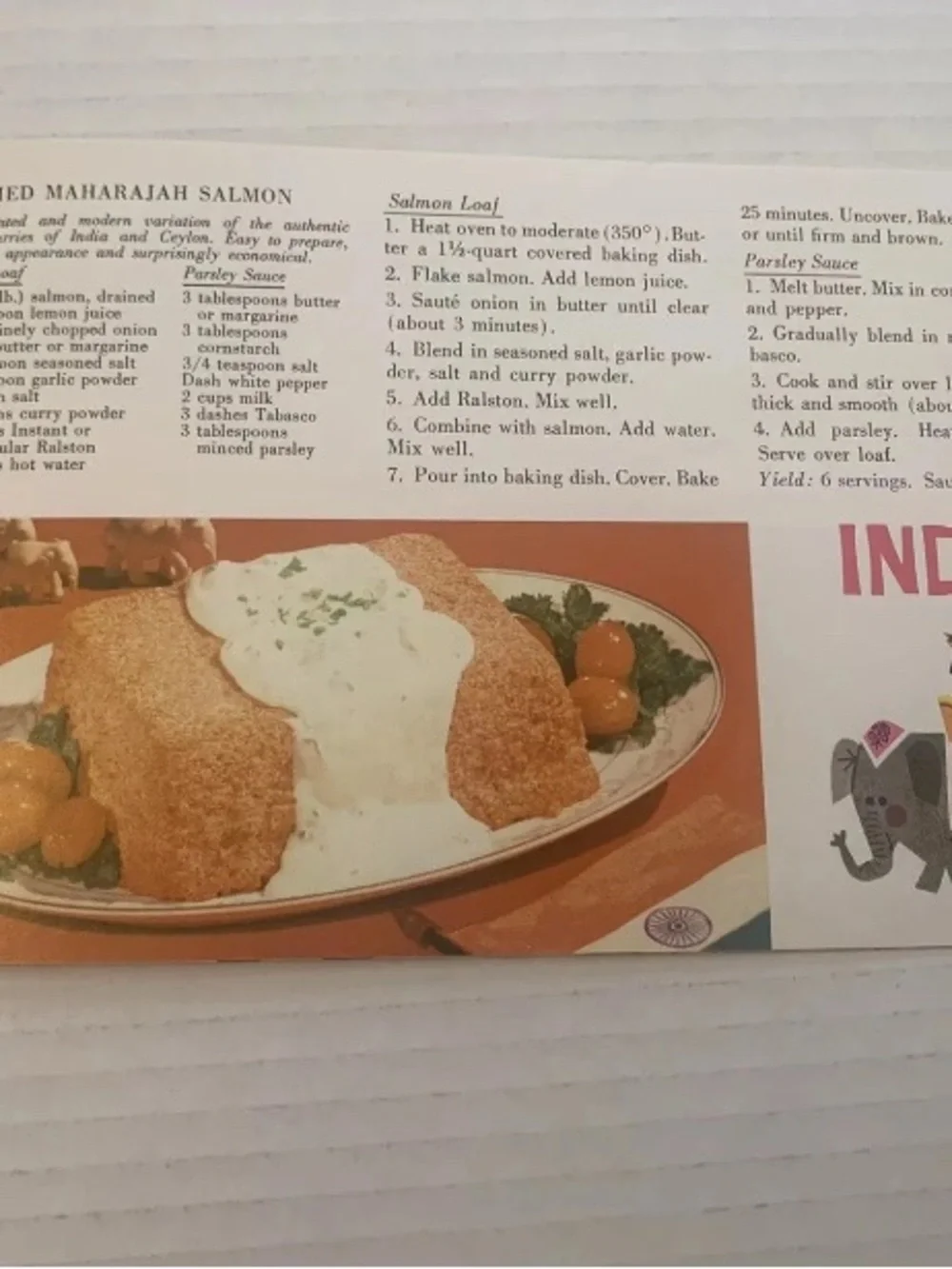 VTG Recipes Embassy Cookbook Austria Canada France Hungary India USA 12 Pages